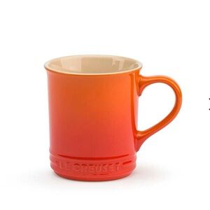 Le Creuset Stoneware Drinkware Flame Orange Mug Set of 2